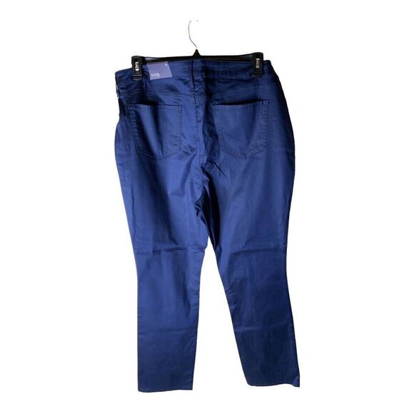 NYDJ Sheri Slim Deep Peaco Pants Womens Plus Size 18 Lift Tuck Support Trousers - Picture 3 of 12